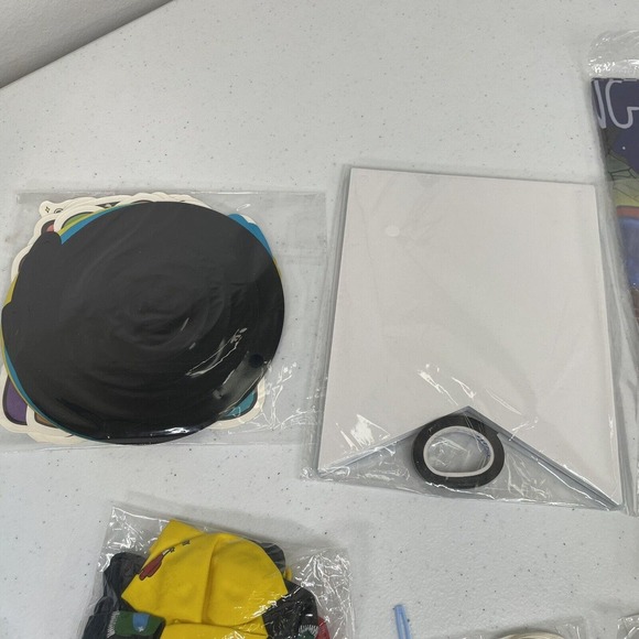 Among Us Party Bundle Banner Cake Cupcake Toppers Balloons Decorations & More - Picture 3 of 3